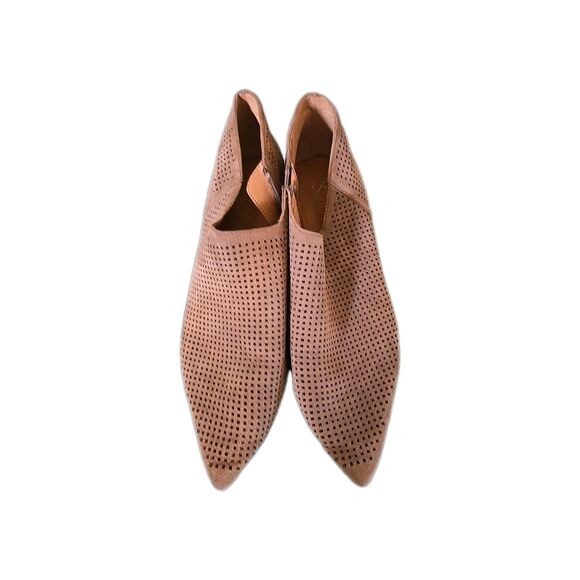 Franco Sarto Women’s Ankle Boots Size 11M Pre-owned Suede With Side Zipper - Picture 1 of 8